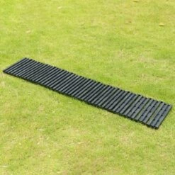 Gardenised Black Garden Pathway Track Outdoor Flooring Waterproof Tile Anti-slip Pavers Floor Mat, 14" Long -Cheap Garden Decor Store unnamed file 10075