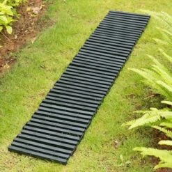 Gardenised Black Garden Pathway Track Outdoor Flooring Waterproof Tile Anti-slip Pavers Floor Mat, 14" Long -Cheap Garden Decor Store unnamed file 10077