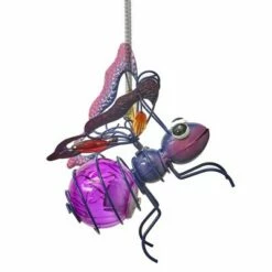 The Lakeside Collection Lakeside Hanging Flying-Look Solar Bug Decoration for Outdoors
