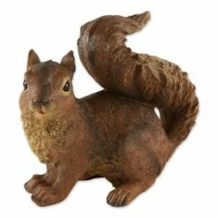Zingz & Thingz Zingz & Thingz 3.25" Polyresin Curious Squirrel Garden Statue Brown -Cheap Garden Decor Store unnamed file 10207