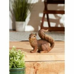 Zingz & Thingz Zingz & Thingz 3.25" Polyresin Curious Squirrel Garden Statue Brown -Cheap Garden Decor Store unnamed file 10213