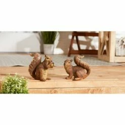 Zingz & Thingz Zingz & Thingz 3.25" Polyresin Curious Squirrel Garden Statue Brown -Cheap Garden Decor Store unnamed file 10214
