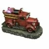 Northlight 38" Lighted Red and Black Vintage Fire Truck Outdoor Patio Fountain