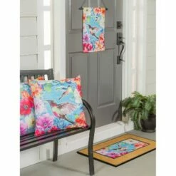 Evergreen Bright Flowers and Hummingbirds Interchangeable Pillow Cover- 18x18 in Home Decor 12 Evergreen Bright Flowers and Hummingbirds Interchangeable Pillow Cover- 18x18 in Home Decor -Cheap Garden Decor Store unnamed file 10280