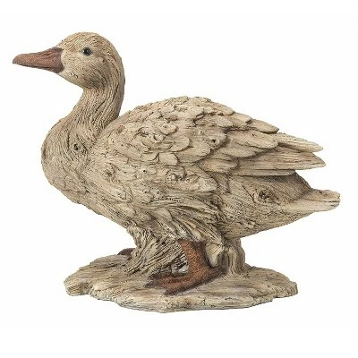 HI-LINE GIFT LTD 9.5" Wood Duck Driftwood Outdoor Statue Brown - Hi-Line Gift 3 HI-LINE GIFT LTD 9.5" Wood Duck Driftwood Outdoor Statue Brown - Hi-Line Gift