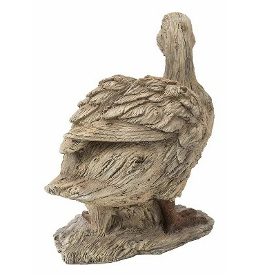 HI-LINE GIFT LTD 9.5" Wood Duck Driftwood Outdoor Statue Brown - Hi-Line Gift 7 HI-LINE GIFT LTD 9.5" Wood Duck Driftwood Outdoor Statue Brown - Hi-Line Gift - Image 5