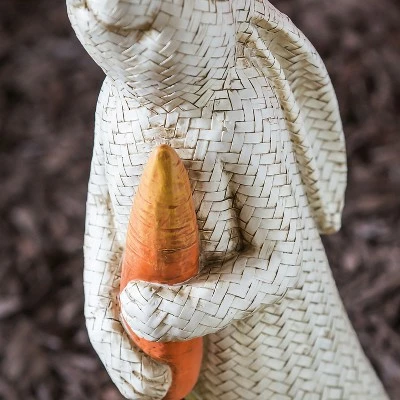 Evergreen 15"H Rabbit Garden Statuary- Fade and Weather Resistant Outdoor Decor 4 Evergreen 15"H Rabbit Garden Statuary- Fade and Weather Resistant Outdoor Decor - Image 2