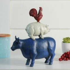 Northlight 12" Stacked Patriotic Farm Animals Outdoor Garden Statue -Cheap Garden Decor Store unnamed file 104