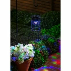 Evergreen Solar Multicolor Lantern with Metal Collapsible Frame, Geometric 10 Evergreen Solar Multicolor Lantern with Metal Collapsible Frame, Geometric -Cheap Garden Decor Store unnamed file 10411