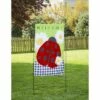 Evergreen Diamond House Flag Arbor Stand- 31 x 75 Inches Garden and House Flag Accessories