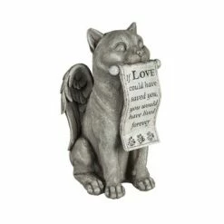 Evergreen 14"H Cat with Scroll Memorial Garden Statuary Garden and Yard Decor -Cheap Garden Decor Store unnamed file 10454
