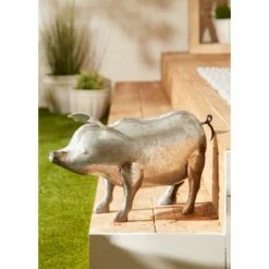 Zingz & Thingz Zingz & Thingz 5" Iron Galvanized Pig Sculpture Silver 12 Zingz & Thingz Zingz & Thingz 5" Iron Galvanized Pig Sculpture Silver -Cheap Garden Decor Store unnamed file 10513