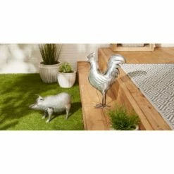 Zingz & Thingz Zingz & Thingz 5" Iron Galvanized Pig Sculpture Silver 14 Zingz & Thingz Zingz & Thingz 5" Iron Galvanized Pig Sculpture Silver -Cheap Garden Decor Store unnamed file 10515