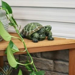 Sunnydaze Decor Sunnydaze Indoor/Outdoor Lifelike Terrance the Tortoise Patio Garden Yard Entryway Decorative Statue - 9" -Cheap Garden Decor Store unnamed file 10537