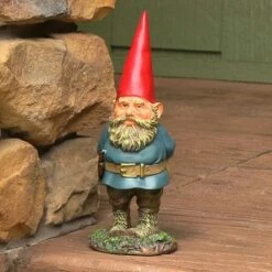 Sunnydaze Decor Sunnydaze Gus the Original Garden Gnome Lightweight Resin Indoor/Outdoor Lawn and Garden Statue - 9.5" H