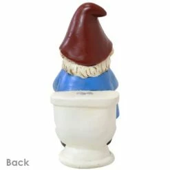 Sunnydaze Decor Sunnydaze Cody the Garden Gnome on the Throne Reading Phone indoor/Outdoor Lightweight Resin Lawn and Garden Statue - 9.5" H -Cheap Garden Decor Store unnamed file 10562