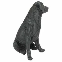 Design Toscano Black Labrador Retriever Dog Statue - Black