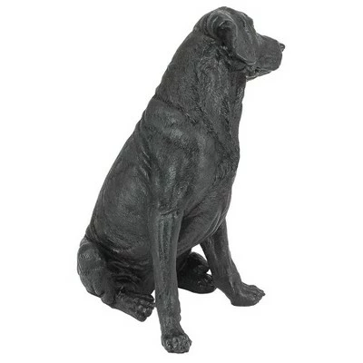 Design Toscano Black Labrador Retriever Dog Statue - Black 3 Design Toscano Black Labrador Retriever Dog Statue - Black