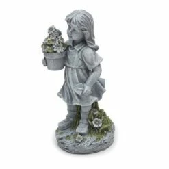 The Lakeside Collection Lakeside Ceramic Solar Lighted Child Garden Statue for Outdoors -Cheap Garden Decor Store unnamed file 10573
