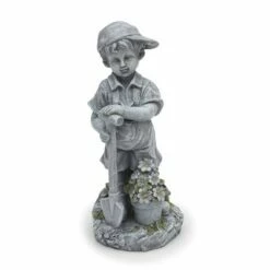 The Lakeside Collection Lakeside Ceramic Solar Lighted Child Garden Statue for Outdoors -Cheap Garden Decor Store unnamed file 10576