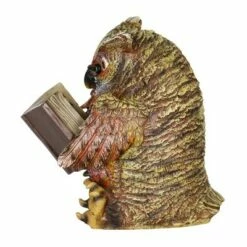 7" Resin Solar Owl Reading Book Statue Brown - Exhart 19 7" Resin Solar Owl Reading Book Statue Brown - Exhart -Cheap Garden Decor Store unnamed file 10583