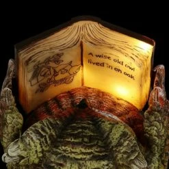 7" Resin Solar Owl Reading Book Statue Brown - Exhart 23 7" Resin Solar Owl Reading Book Statue Brown - Exhart -Cheap Garden Decor Store unnamed file 10587