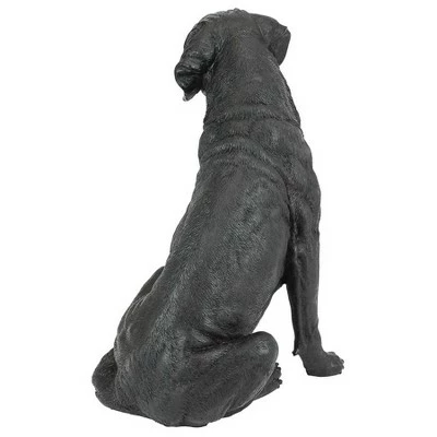 Design Toscano Black Labrador Retriever Dog Statue - Black 5 Design Toscano Black Labrador Retriever Dog Statue - Black - Image 3