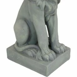 Sunnydaze Decor Sunnydaze Outdoor Concrete Noble Beast Sitting Lion Patio Lawn and Garden Decorative Sculpture - 30" -Cheap Garden Decor Store unnamed file 10590