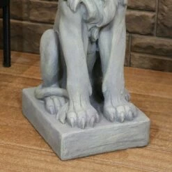 Sunnydaze Decor Sunnydaze Outdoor Concrete Noble Beast Sitting Lion Patio Lawn and Garden Decorative Sculpture - 30" -Cheap Garden Decor Store unnamed file 10591