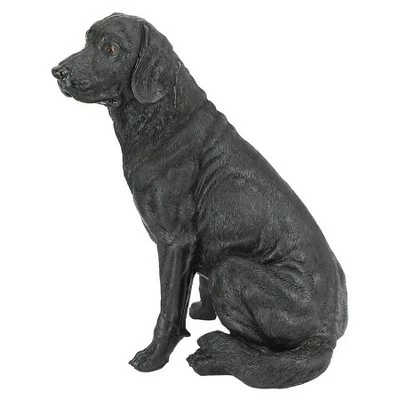 Design Toscano Black Labrador Retriever Dog Statue - Black 6 Design Toscano Black Labrador Retriever Dog Statue - Black - Image 4