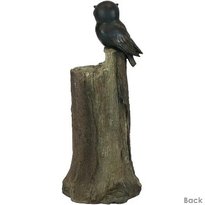 Sunnydaze Decor Sunnydaze Outdoor Polyresin Owl Duo on Tree Stump Patio Lawn and Garden Decorative Accent Statue - 31" 8 Sunnydaze Decor Sunnydaze Outdoor Polyresin Owl Duo on Tree Stump Patio Lawn and Garden Decorative Accent Statue - 31" - Image 6