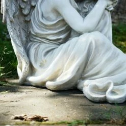 Northlight 19" Resting Angel Religious Outdoor Patio Garden Statue - Ivory -Cheap Garden Decor Store unnamed file 10645