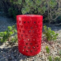 Disney 17" Mickey Mouse Solar Power Ceramic Garden Stool Red -Cheap Garden Decor Store unnamed file 10658