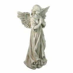 Northlight 29.5" Angel Standing in Prayer Outdoor Garden Statue