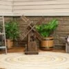 Sunnydaze Decor Sunnydaze Outdoor Wooden Dutch-Inspired Rustic Windmill Lawn and Garden Yard Decorative Statue - 34"