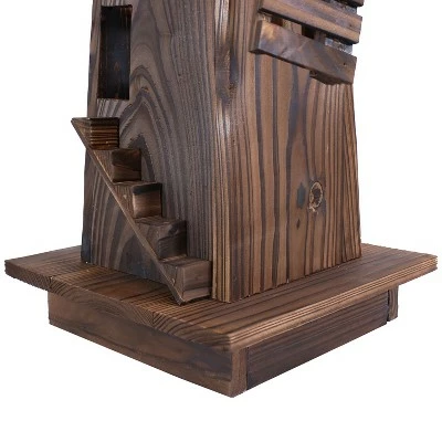 Sunnydaze Decor Sunnydaze Outdoor Wooden Dutch-Inspired Rustic Windmill Lawn and Garden Yard Decorative Statue - 34" 5 Sunnydaze Decor Sunnydaze Outdoor Wooden Dutch-Inspired Rustic Windmill Lawn and Garden Yard Decorative Statue - 34" - Image 3
