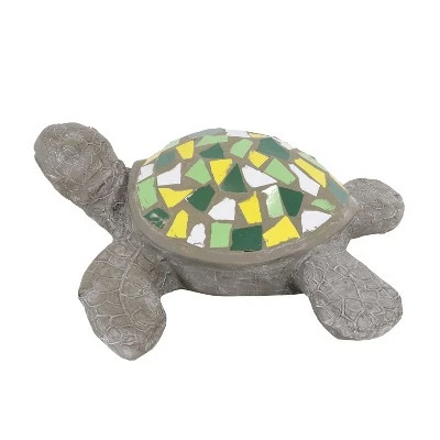 Sunnydaze Decor Sunnydaze 17" Simon the Swift Mosaic Polystone Sea Turtle Indoor/Outdoor Garden Decor Statue 8 Sunnydaze Decor Sunnydaze 17" Simon the Swift Mosaic Polystone Sea Turtle Indoor/Outdoor Garden Decor Statue - Image 6