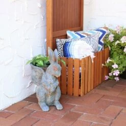 Sunnydaze Decor Sunnydaze 17" Roman the Carrot Collector Rabbit Indoor/Outdoor Statue Figurine - Patio, Lawn and Garden Decoration -Cheap Garden Decor Store unnamed file 10688