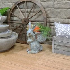 Sunnydaze Decor Sunnydaze 17" Roman the Carrot Collector Rabbit Indoor/Outdoor Statue Figurine - Patio, Lawn and Garden Decoration -Cheap Garden Decor Store unnamed file 10689