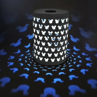 Disney 17" Mickey Mouse Solar Power Ceramic Garden Stool White 3 Disney 17" Mickey Mouse Solar Power Ceramic Garden Stool White - Image 2