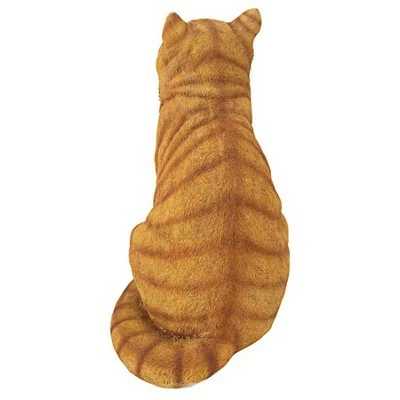 Design Toscano Lazy Daze Kitty Yawning Cat Statue - Orange 5 Design Toscano Lazy Daze Kitty Yawning Cat Statue - Orange - Image 3