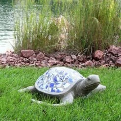 Sunnydaze Decor Sunnydaze 20" Sofia the Sophisticated Concrete Mosaic Sea Turtle Indoor/Outdoor Statue -Cheap Garden Decor Store unnamed file 10736