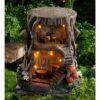 Wind & Weather Two-Story Fully-Furnished Solar Lighted Fairy House in a Stump -Cheap Garden Decor Store unnamed file 10754