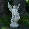 Northlight 23.25" Standing Religious Angel Outdoor Patio Garden Bird Bath or Feeder Statue - Ivory 2 Northlight 23.25" Standing Religious Angel Outdoor Patio Garden Bird Bath or Feeder Statue - Ivory -Cheap Garden Decor Store unnamed file 10758