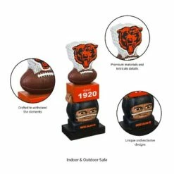 Evergreen Chicago Bears, Vintage Garden Statue -Cheap Garden Decor Store unnamed file 10794