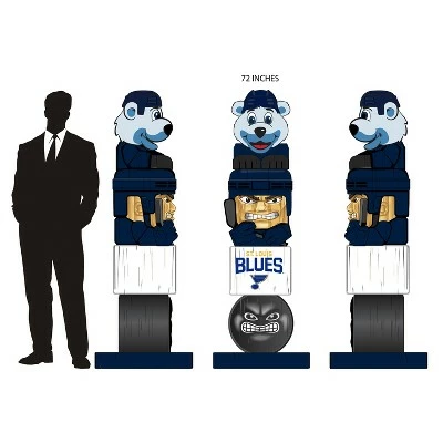 Evergreen NHL St. Louis Blues FigurineTiki Totem, Team Colors, One Size 9 Evergreen NHL St. Louis Blues FigurineTiki Totem, Team Colors, One Size - Image 7