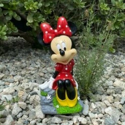 Disney 12" Minnie Mouse Sitting Resin Statue -Cheap Garden Decor Store unnamed file 10804