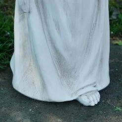Northlight 20.5" Standing Girl Angel Holding a Bird Outdoor Patio Garden Statue - White -Cheap Garden Decor Store unnamed file 10807