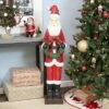 Sunnydaze Decor Sunnydaze Santa Holding Christmas Wreath Outdoor Decorative Holiday Statue, 46.5" 2 Sunnydaze Decor Sunnydaze Santa Holding Christmas Wreath Outdoor Decorative Holiday Statue, 46.5" -Cheap Garden Decor Store unnamed file 10815