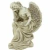 Northlight 12" Weathered Daydreaming Angel with Rose Outdoor Patio Garden Statue - Almond Brown -Cheap Garden Decor Store unnamed file 10838